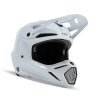 FOX KASK OFF-ROAD V3 RS CARBON SOLID WHITE